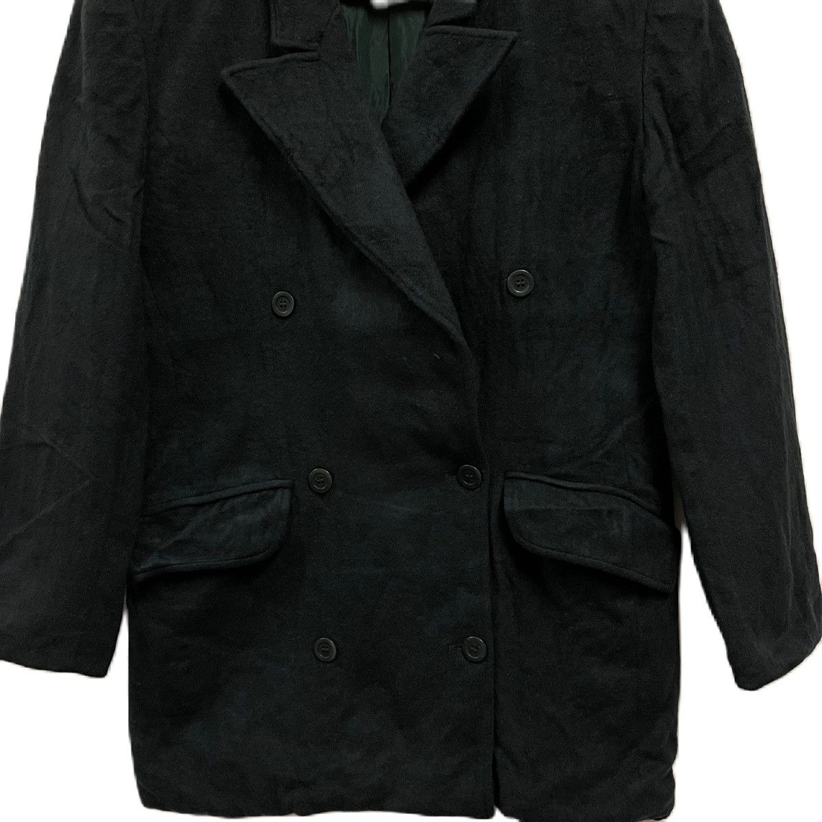 Gucci Vintage 80s GUCCI Minimalist wool coat blazer Size 38L - 5 Thumbnail