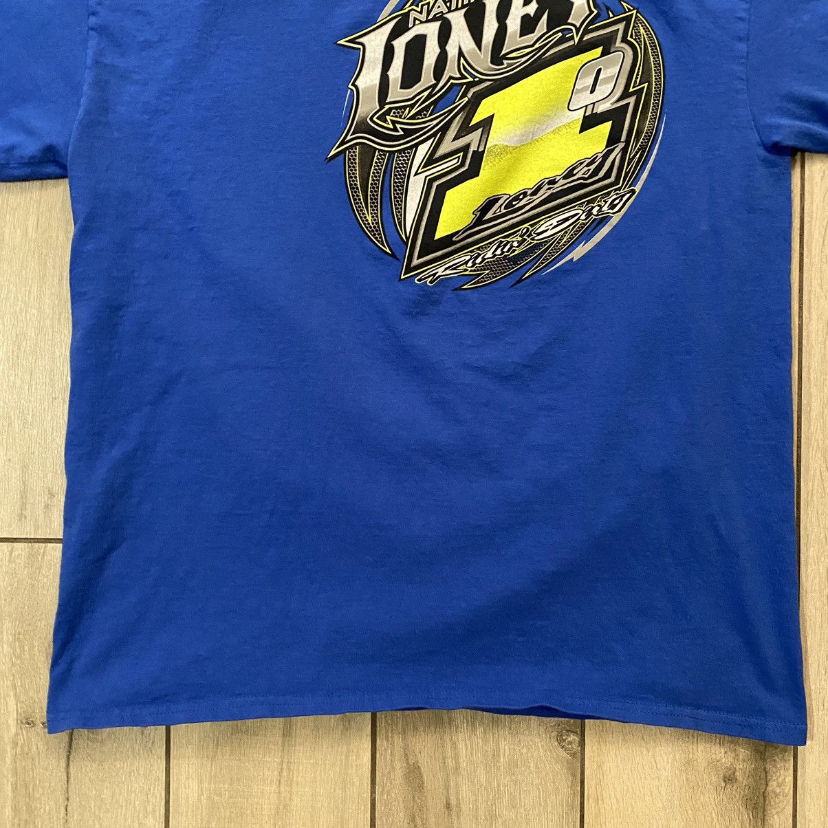 NASCAR × Nike Vintage Y2K Blue Nascar AOP Racing Graphic Tee L Size US L / EU 52-54 / 3 - 9 Thumbnail