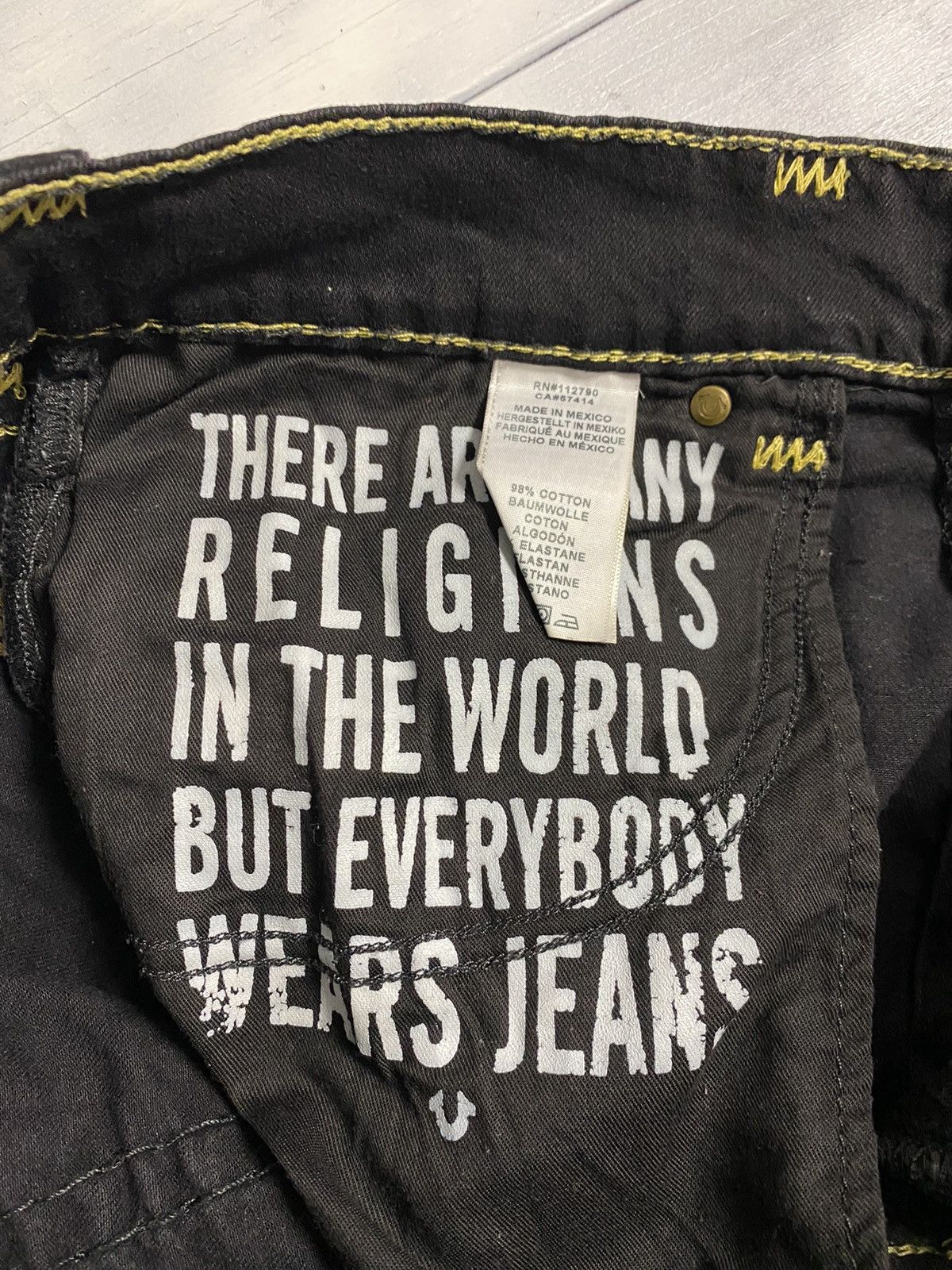 True Religion Rare Japan Pants True Religion Y2K rap style. Size US 36 / EU 52 - 12 Thumbnail