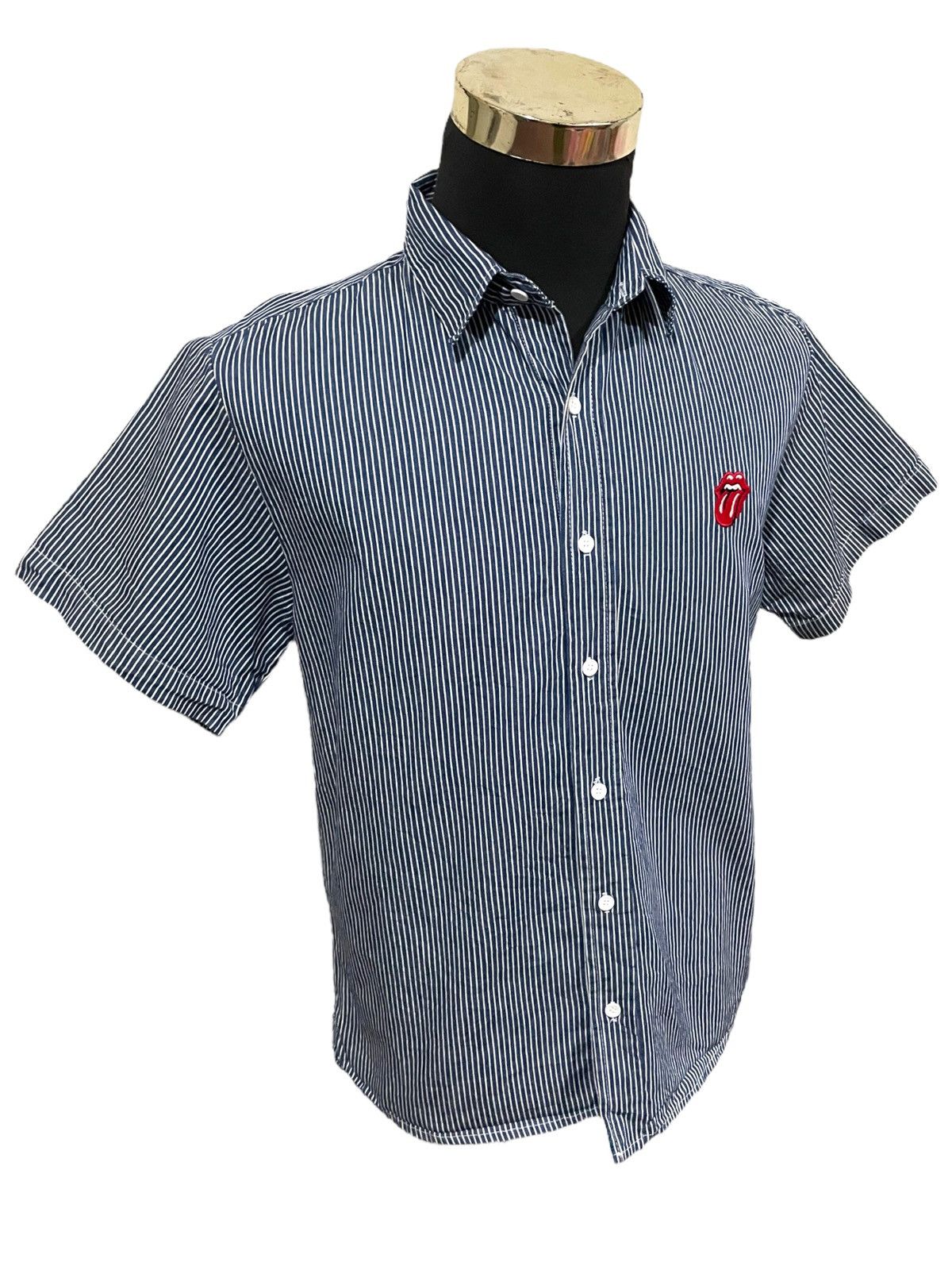 The Rolling Stones The Rolling Stones Hickory Stripe Wabash Workwear Shirt Size US M / EU 48-50 / 2 - 15 Thumbnail