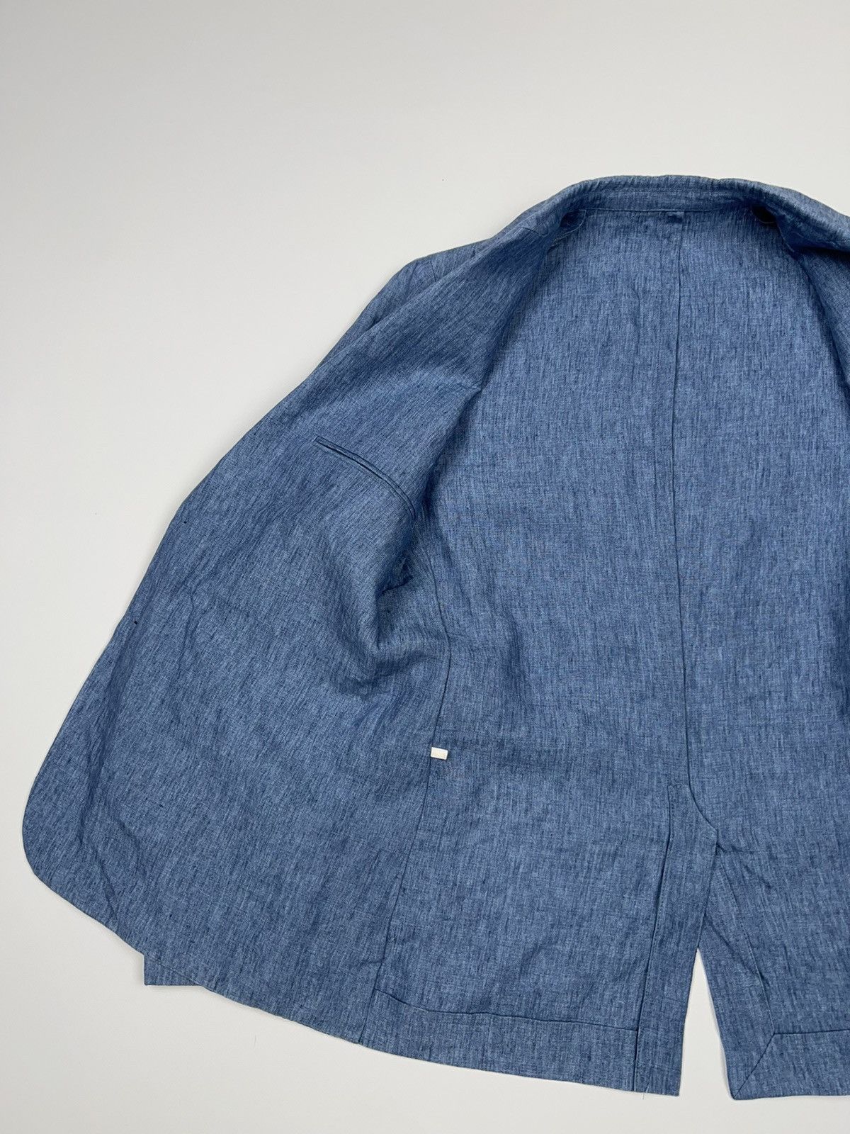 Sandro Sandro Linen Light Blazer Jacket Size 36R - 9 Thumbnail