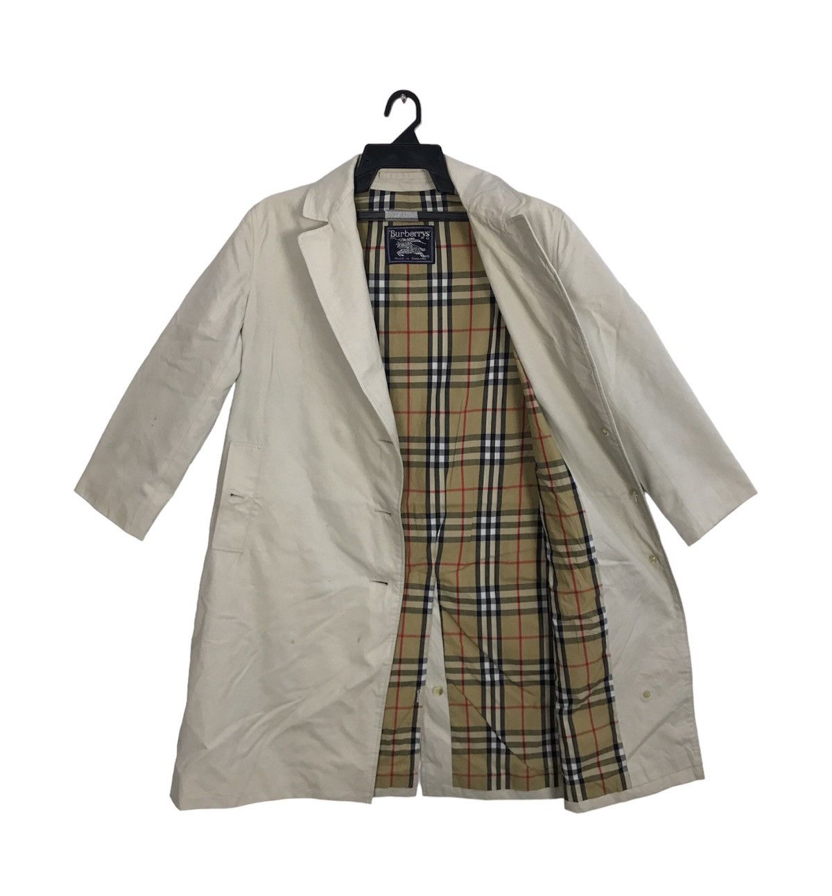 Burberry Burberrys London Trench Jacket Nova Checked Monogram Inner Size US XL / EU 56 / 4 - 1 Thumbnail