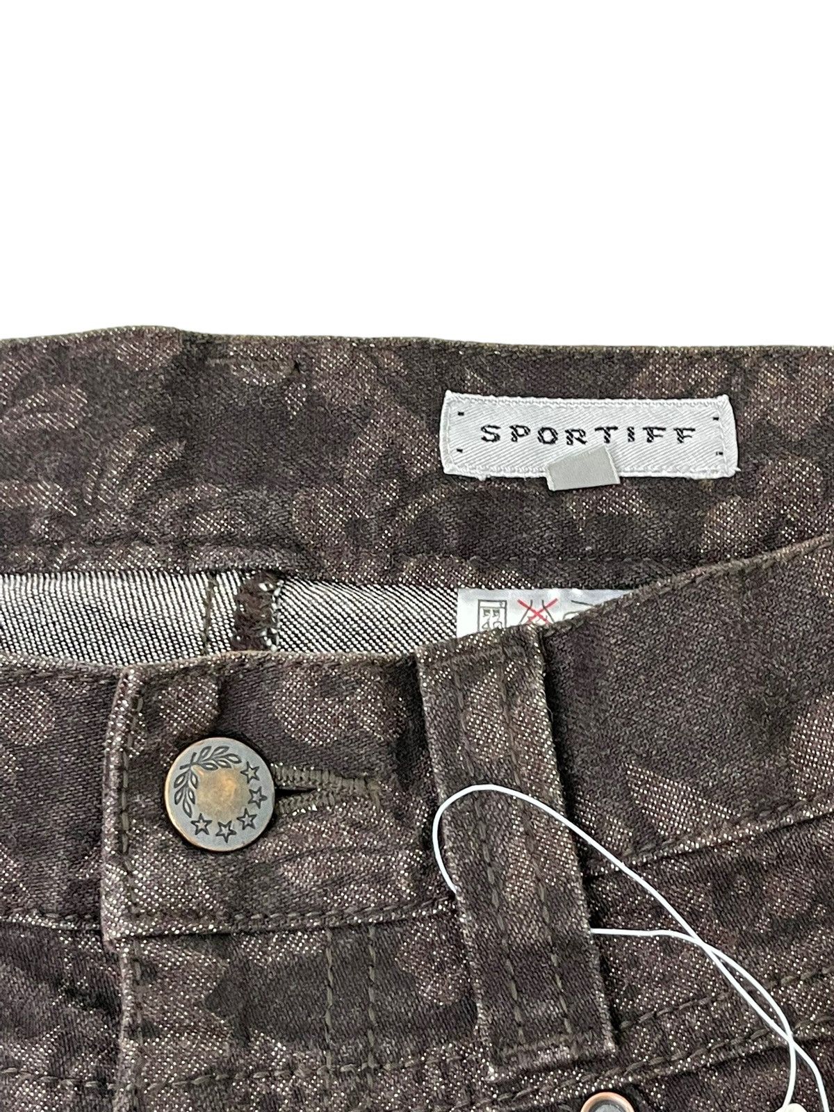 Japanese Brand Flare Jeans Sportiff Full Florals Stretch Boot Cut 5🟦7 Size US 28 / EU 44 - 10 Thumbnail