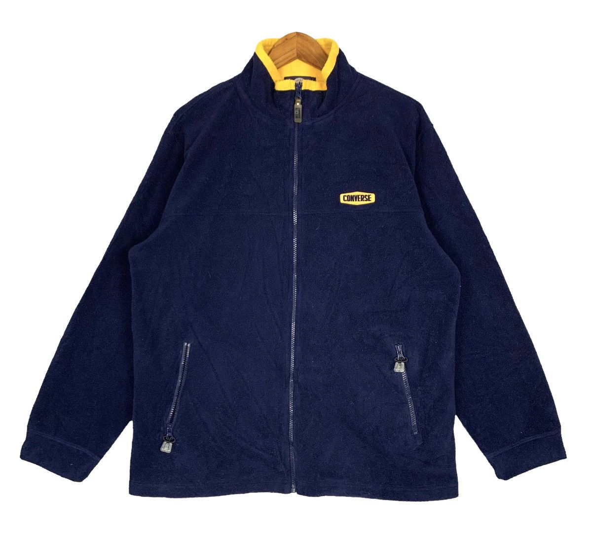 Vintage Converse All Star Fleece Zip Up Light Jacket