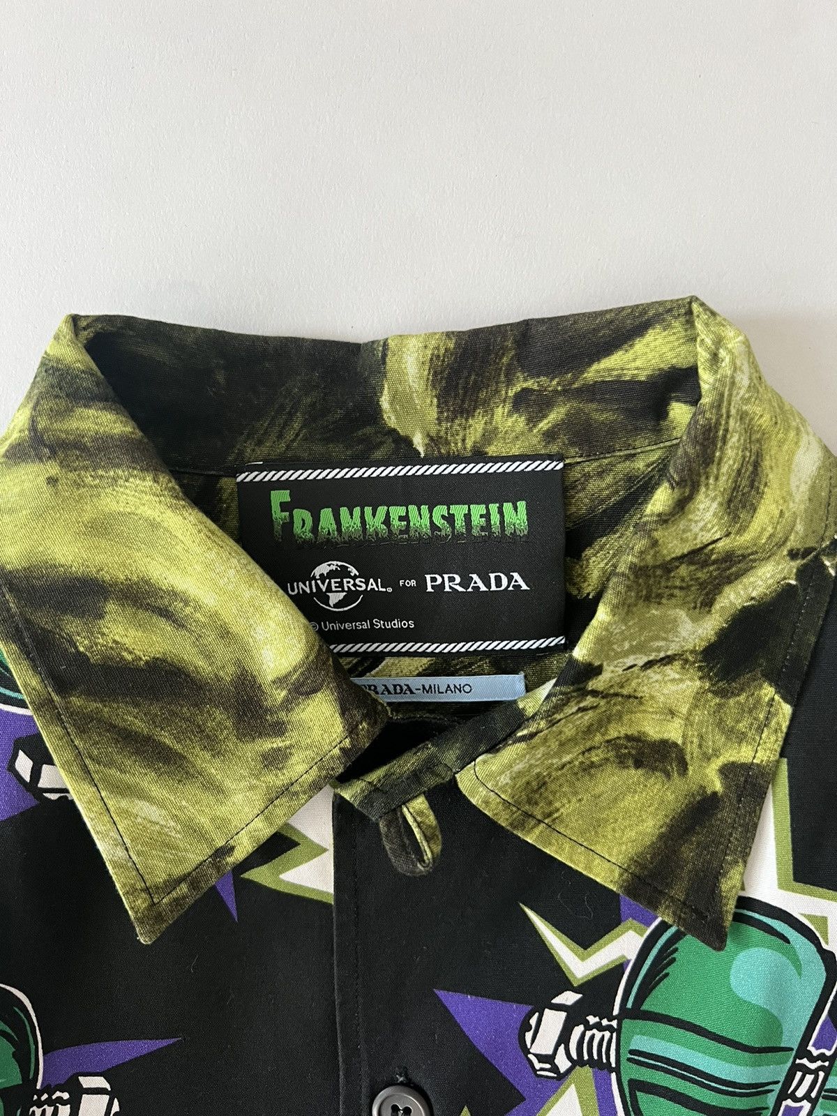 Prada Prada Frankenstein Double Print Shirt Size US M / EU 48-50 / 2 - 5 Thumbnail