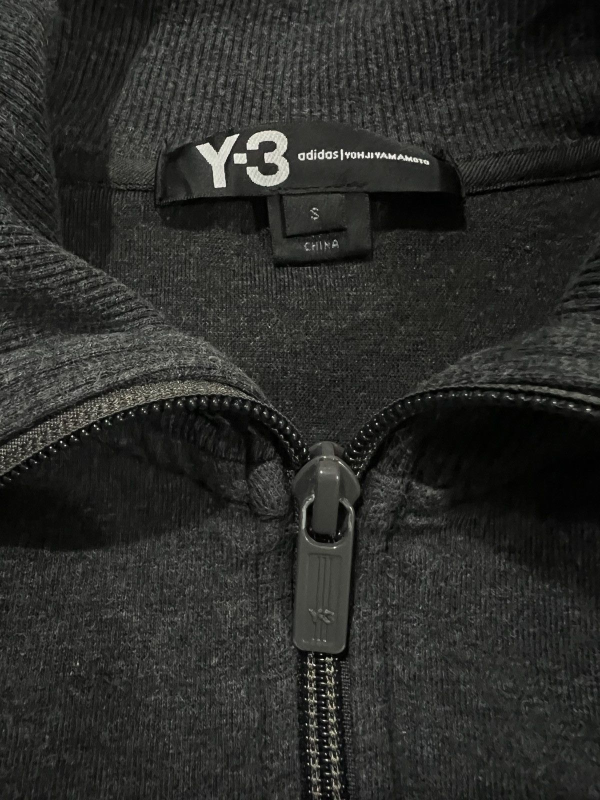 Y-3 GRAIL🔥AW15 Yohji Yamamoto Y-3 ™️ Logo Black Zipper Sweater Size US M / EU 48-50 / 2 - 6 Thumbnail