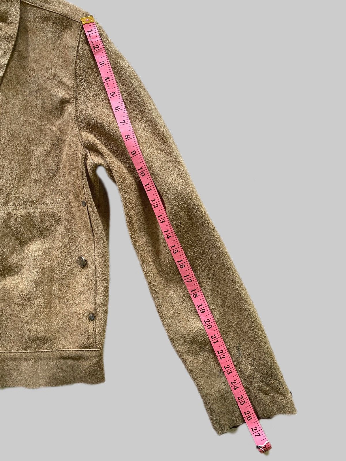 Yves Saint Laurent Insane Detailed YSL RiveGauche Suede Leather Jacket Size US M / EU 48-50 / 2 - 8 Thumbnail