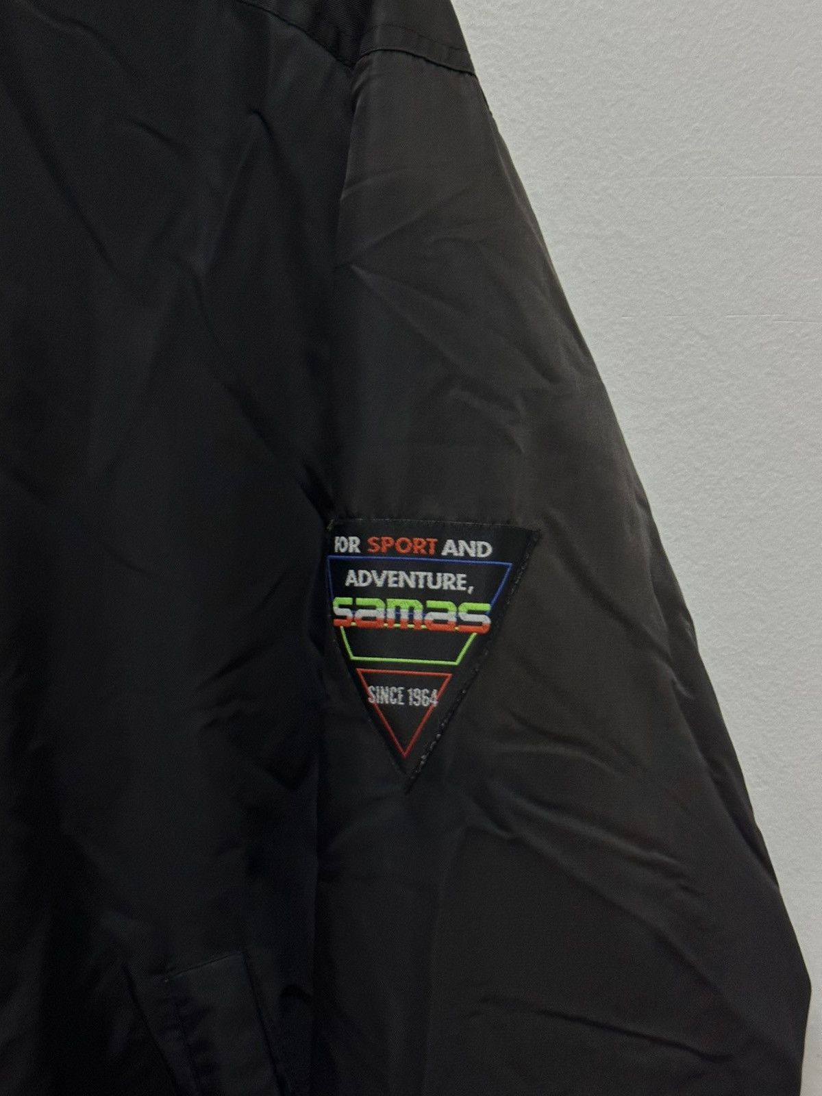 Japanese Brand × Vintage Vintage Samas Italian Sport Logo Lined Zipper Jacket Size US L / EU 52-54 / 3 - 4 Thumbnail