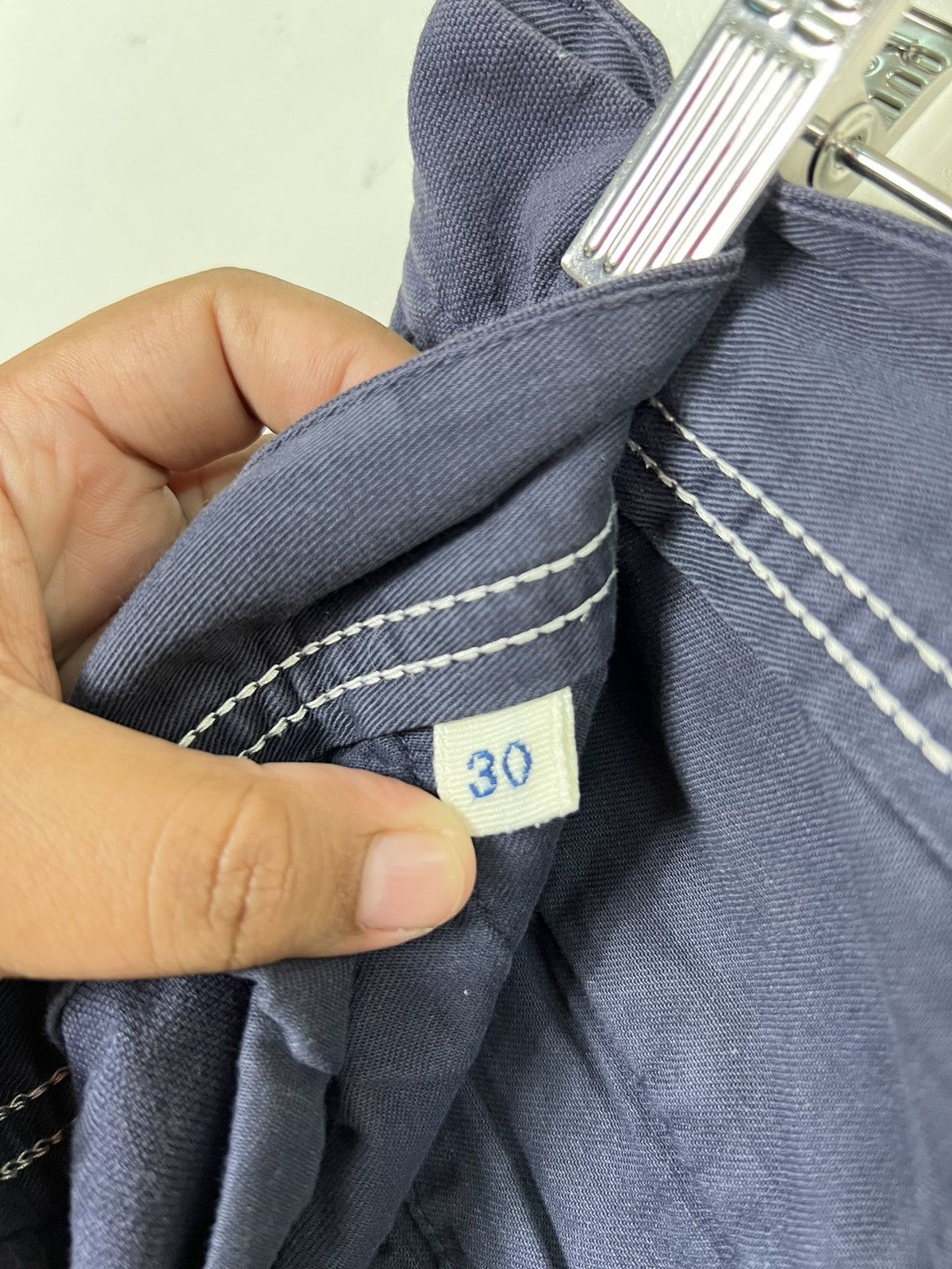 45rpm 💥 UMI 809 45RPM KAPITAL NAVY CARGO PANTS Size US 33 - 12 Thumbnail