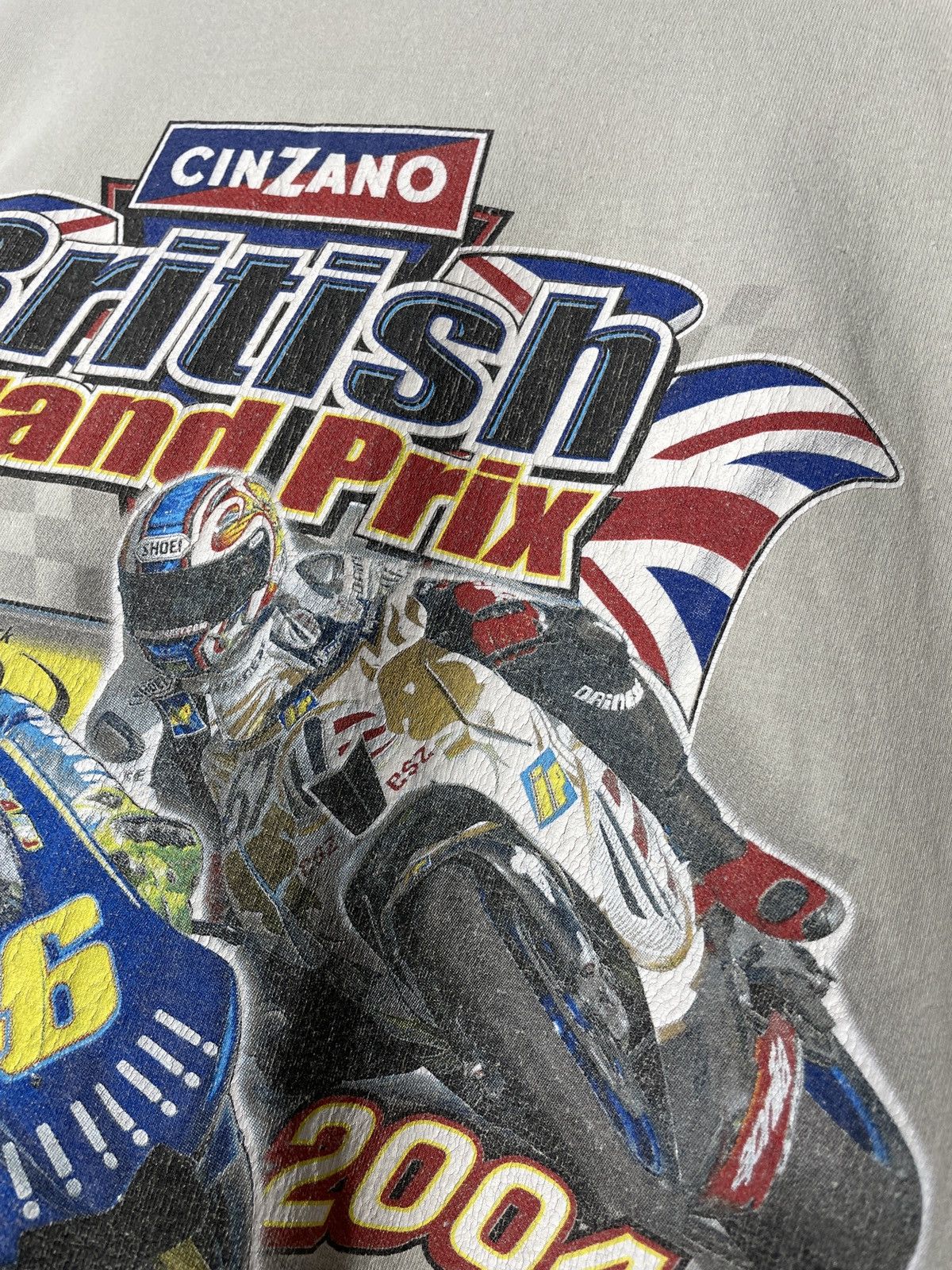 Vintage Vintage British Grand Prix 2004 Racing T-shirt Size US XL / EU 56 / 4 - 9 Thumbnail