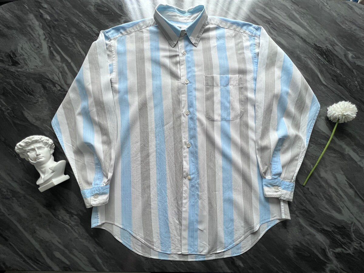 Issey Miyake Issey Miyake : Shirt Button Ups Liner Stripe Color | Grailed