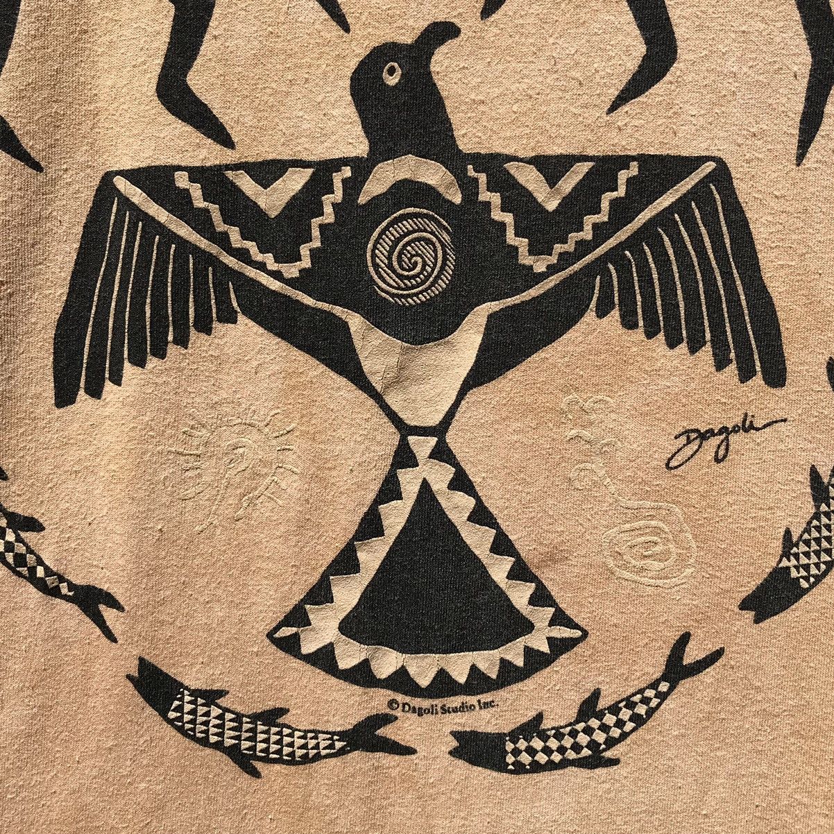 Vintage Vintage 90s Dagoli ThunderBird Tee Goros Japan Size US M / EU 48-50 / 2 - 12 Thumbnail