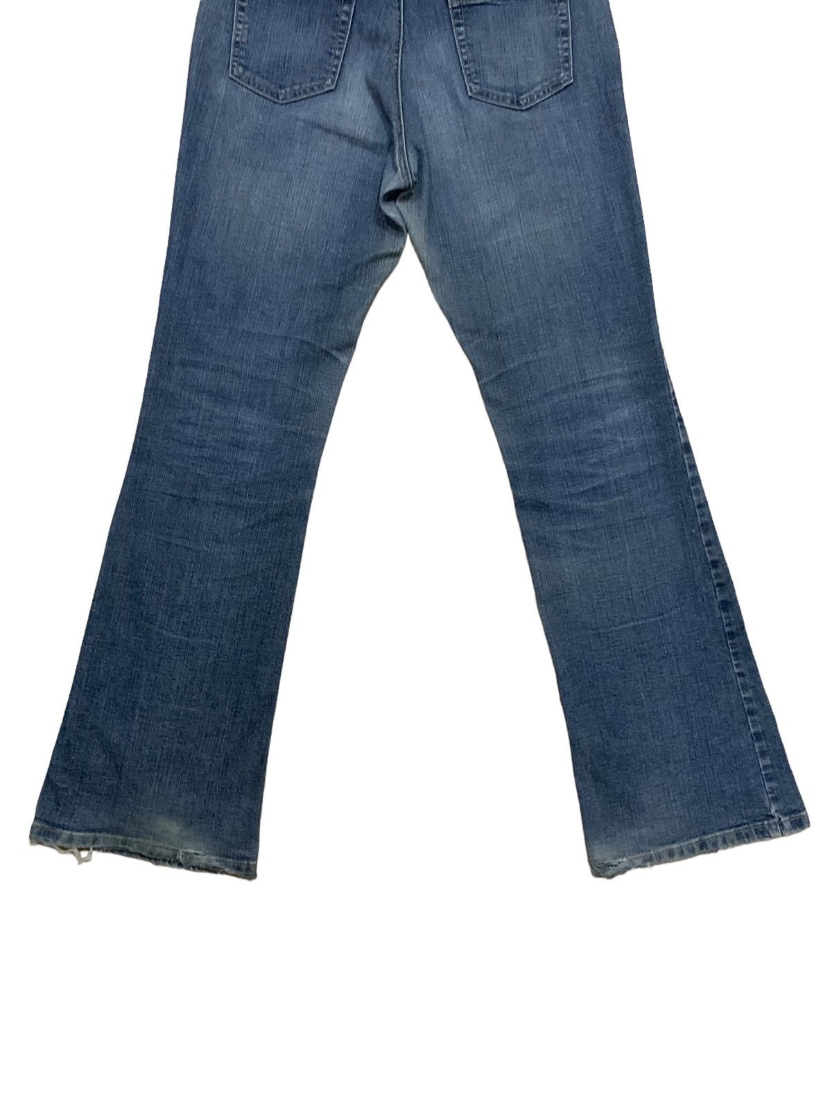 If Six Was Nine × Japanese Brand × Le Grande Bleu (L.G.B.) 🔥Flare🔥 Vintage Theoria Bootcut Distress Jeans Size 28" / US 6 / IT 42 - 7 Thumbnail