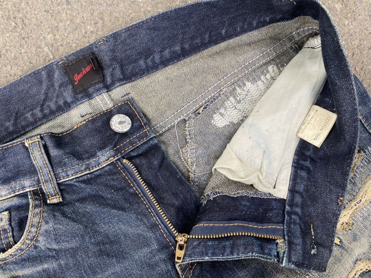 JACKROSE Insane Distressed Painter Bootcut Jeans Size US 33 - 12 Thumbnail