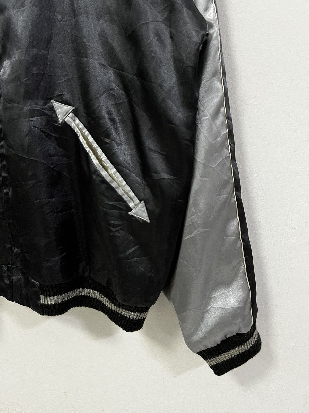 Japanese Brand × Vintage Vintage The Flying Skull Embroidery Sukajan Souvenir Jacket Size US M / EU 48-50 / 2 - 11 Thumbnail