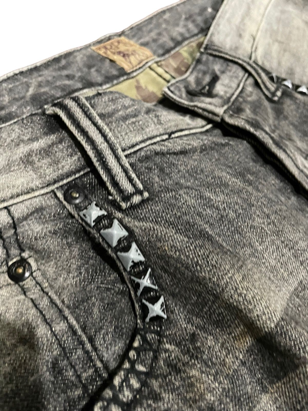 Prps Prps Destroyed Custom Distress Rock Altered Waist Jeans Size US 34 / EU 50 - 8 Thumbnail