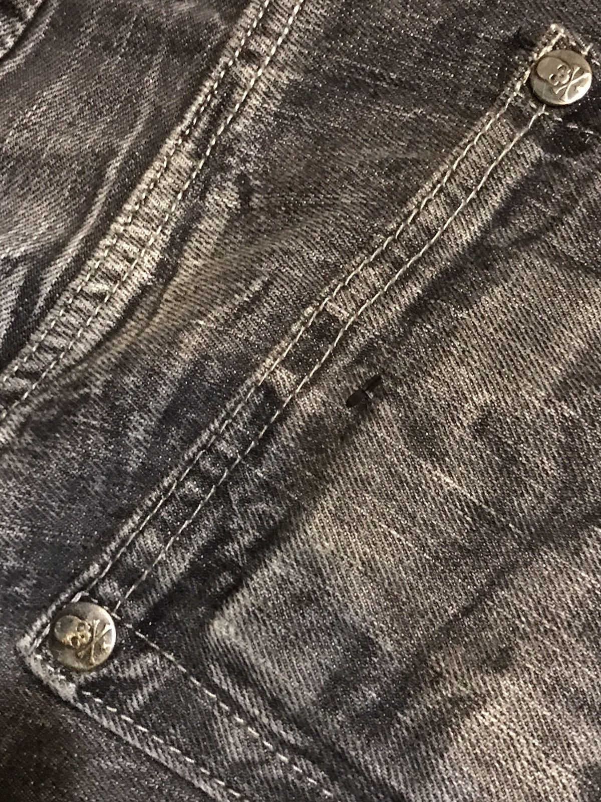 Japanese Brand Flare jeans skulls jeans black Size US 32 / EU 48 - 6 Thumbnail