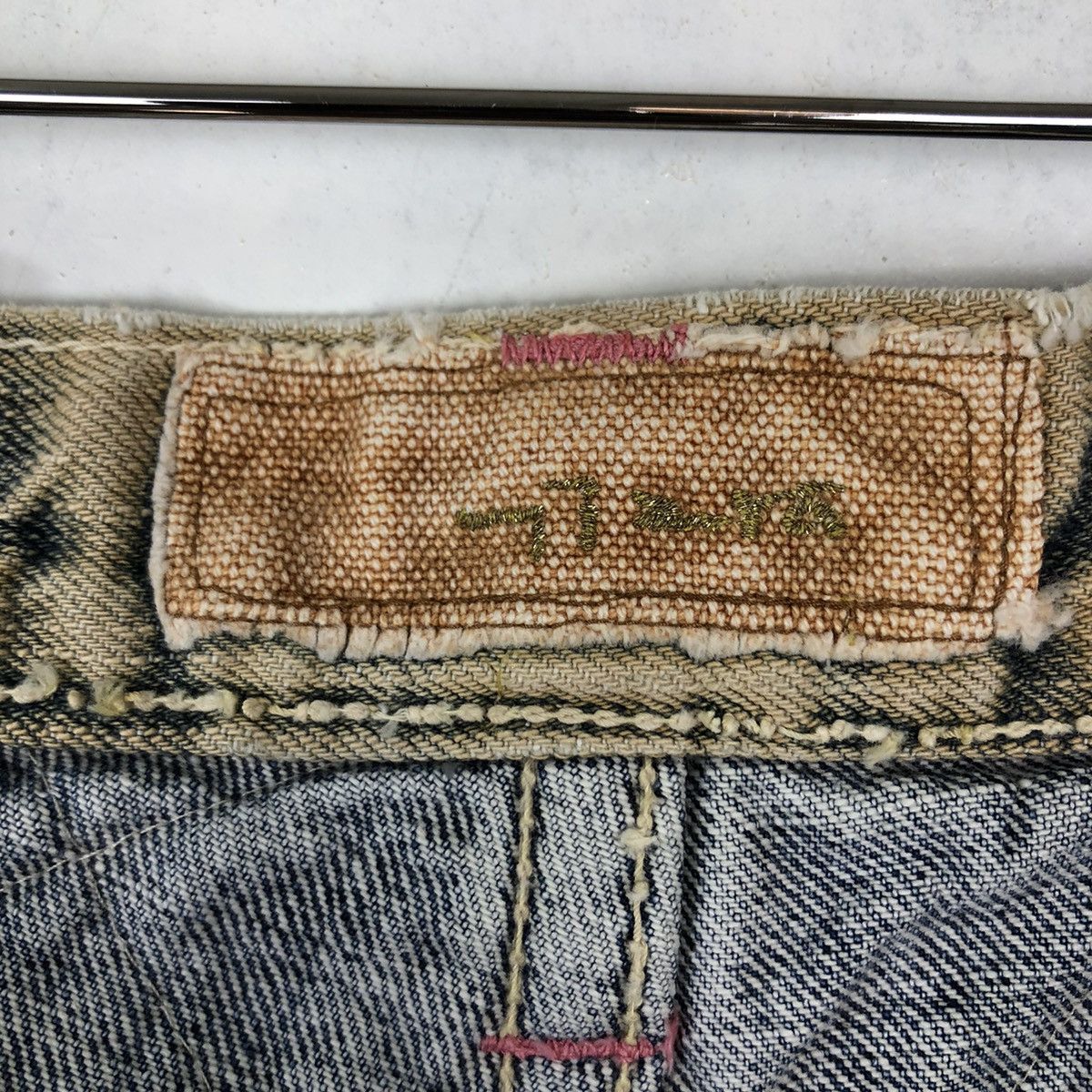 Japanese Brand VINTAGE DENIM JEANS SUKAJAN DESIGN BIG LOGO PUNK STYLE Size US 32 / EU 48 - 9 Thumbnail