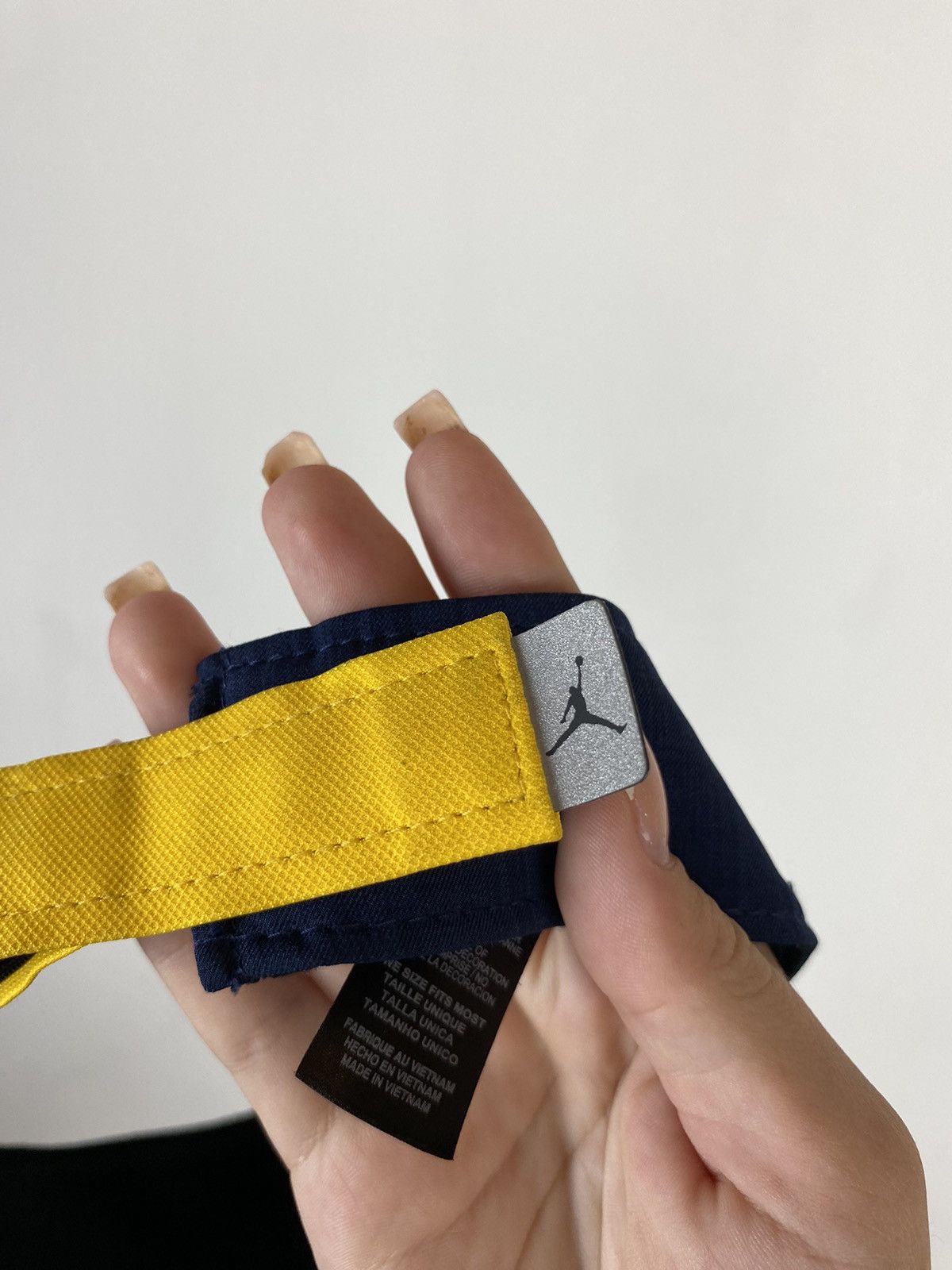 Jordan Brand Michigan Jordan headband cap head Nike tennis visor Size ONE SIZE - 5 Thumbnail