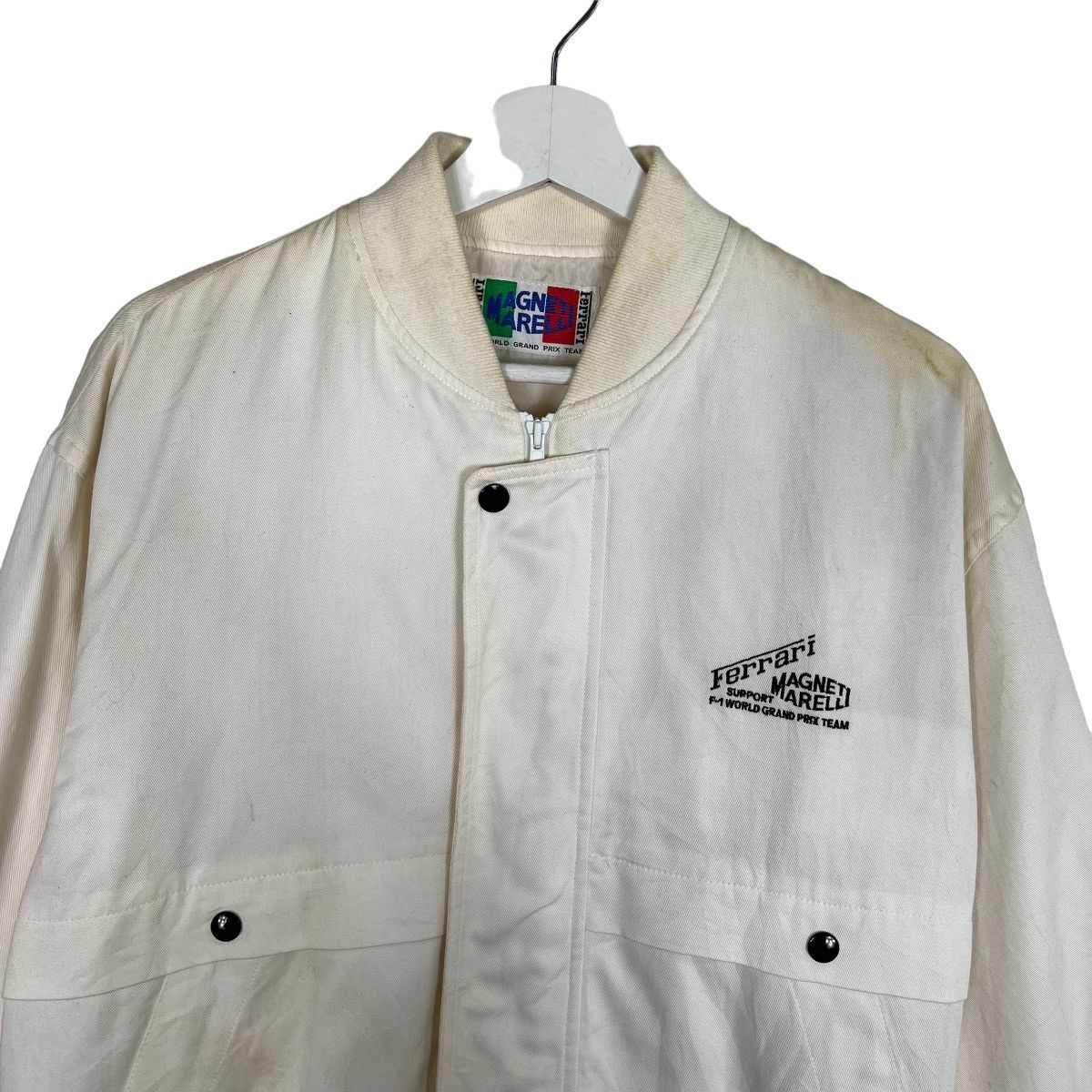 Ferrari 🔥 RARE 80s FERRARI MAGNETI MARELLI F-1 WORLD GRAND PRIX TEAM Size US M / EU 48-50 / 2 - 5 Thumbnail