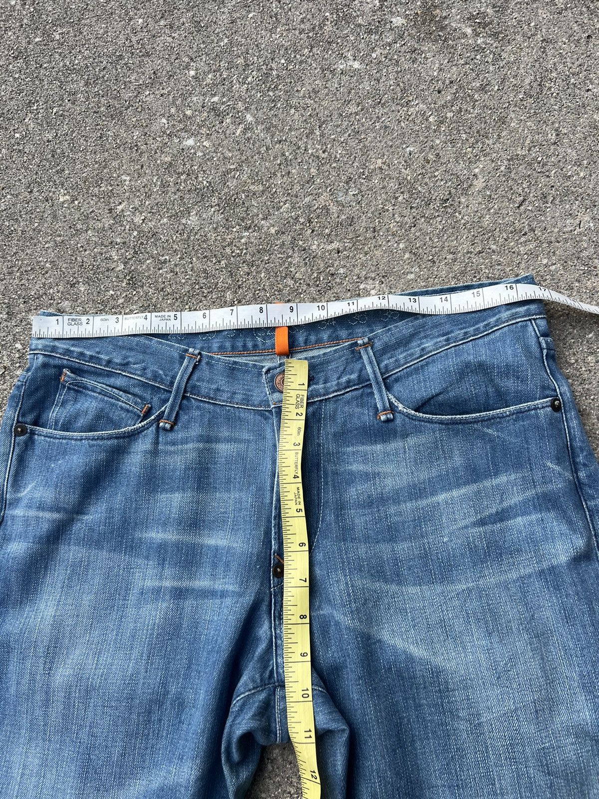 Earnest Sewn Vintage Earnest Sewn Distress Patchwork Denim Bootcut Jeans Size US 32 / EU 48 - 3 Thumbnail