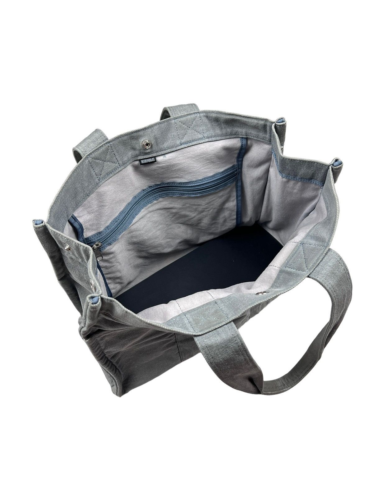 Head Porter × Porter Head Porter Grey Denim Tote Bag Size ONE SIZE - 10 Thumbnail