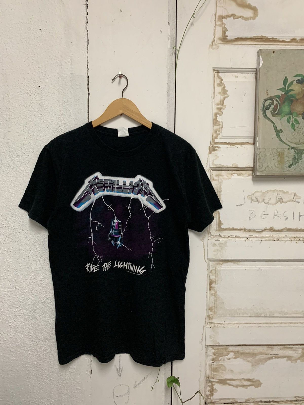 Metallica ride the lightning best sale shirt 1994