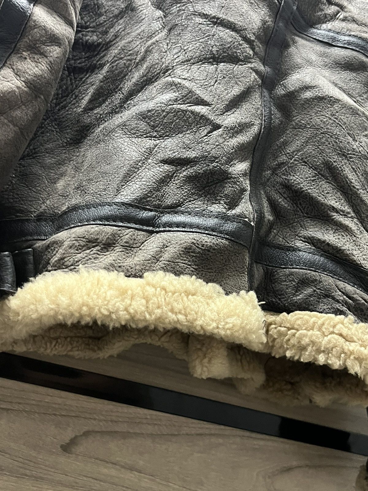 Schott SCHOTT NYC B-3 Sheepskin Leather Bomber Jacket Made in USA Size US M / EU 48-50 / 2 - 8 Thumbnail