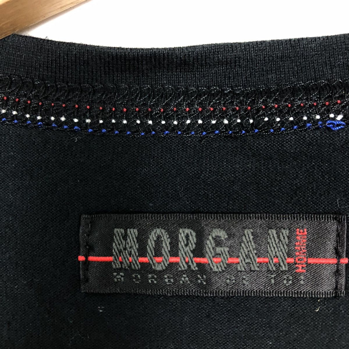 Japanese Brand VINTAGE MORGAN HOMME T-SHIRT BIG LOGO SPELL OUT JAPAN MADE Size US M / EU 48-50 / 2 - 8 Thumbnail