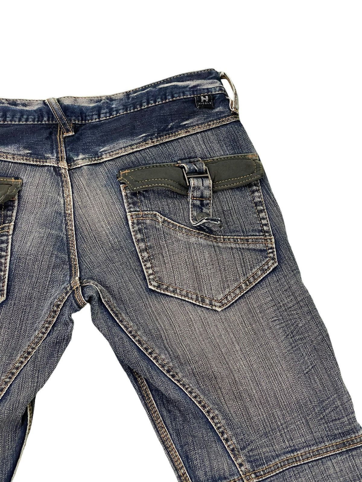 Japanese Brand Slim Jeans Hideaways Nicole Stretch Low Rise 5🟦8 Size US 30 / EU 46 - 9 Thumbnail