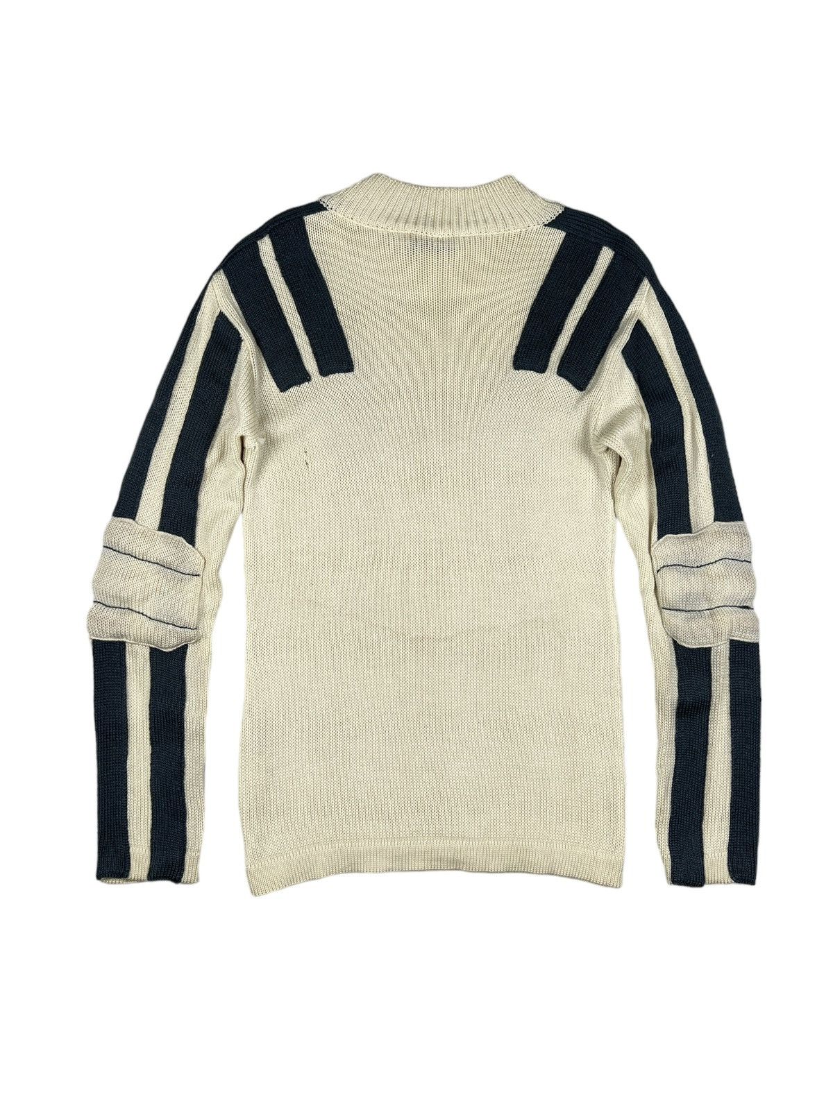 Giorgio Armani Vintage Giorgio Armani Neve AW02 Hybrid Knit Sweater Size US M / EU 48-50 / 2 - 2 Thumbnail