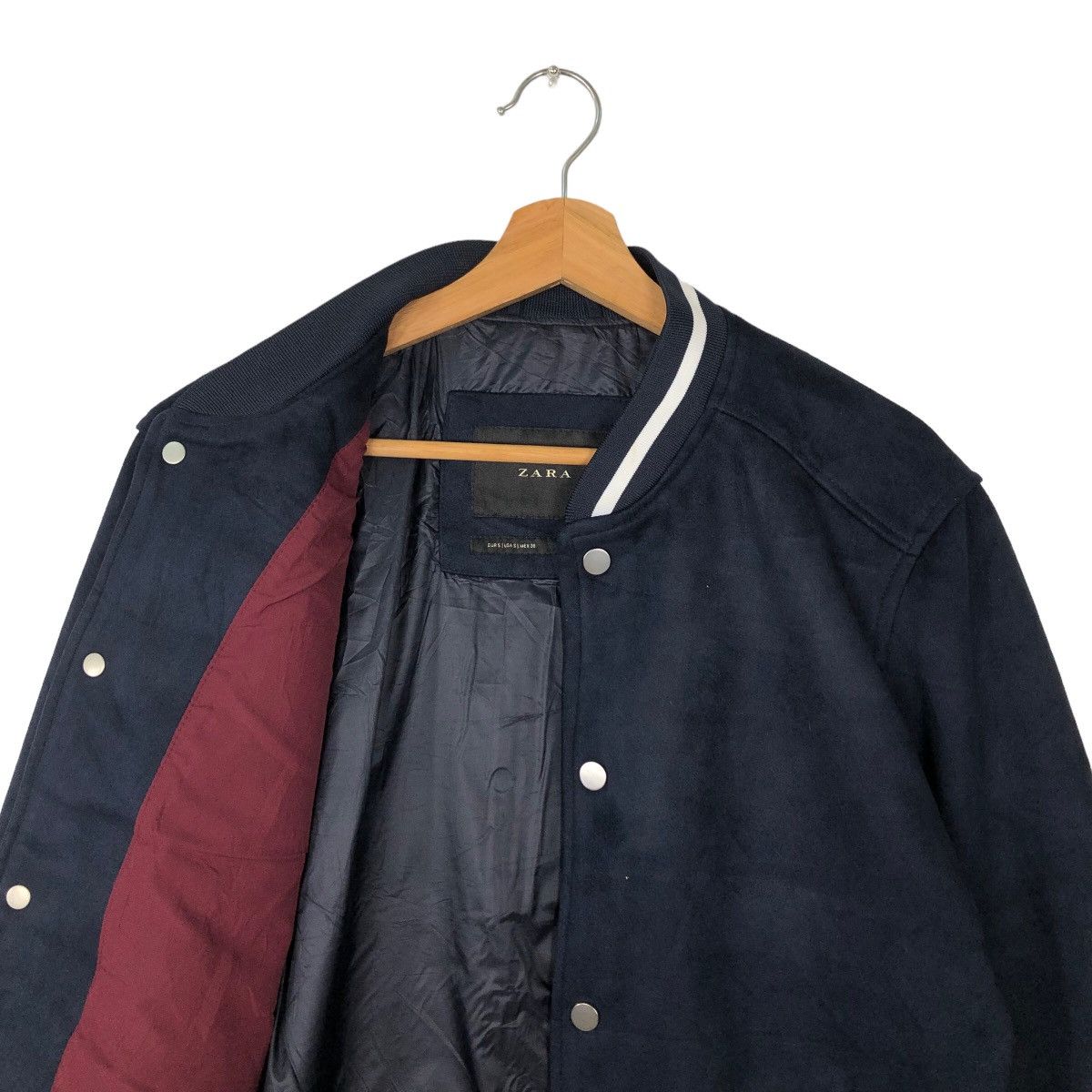 Japanese Brand VINTAGE SUEDE BOMBER JACKET ZARA JAPAN MADE ISSEY MIYAKE Size US S / EU 44-46 / 1 - 9 Thumbnail