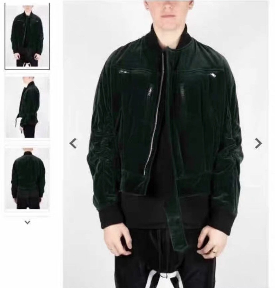 Haider Ackermann Haider ackermann Velvet Bomber Size US S / EU 44-46 / 1 - 5 Thumbnail