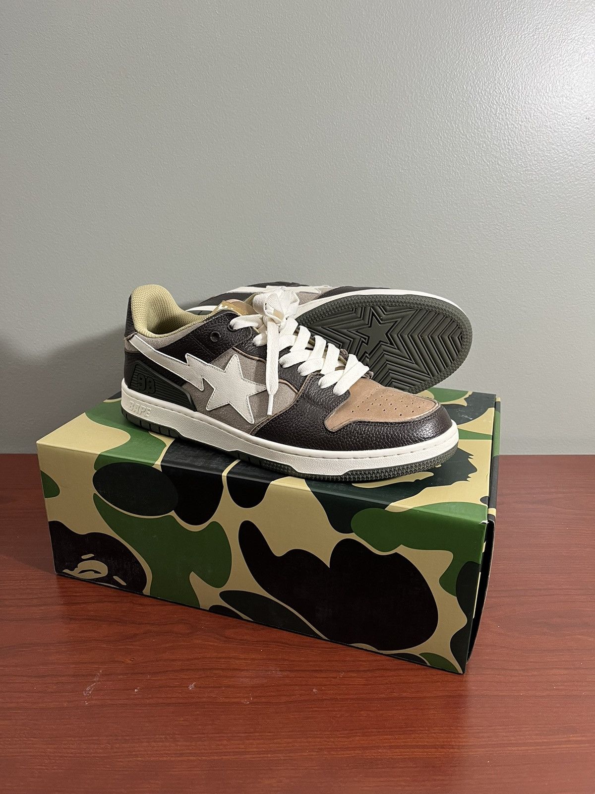 Bape BAPE SK8 STA - BEIGE Size US 10 / EU 43 - 1 Thumbnail