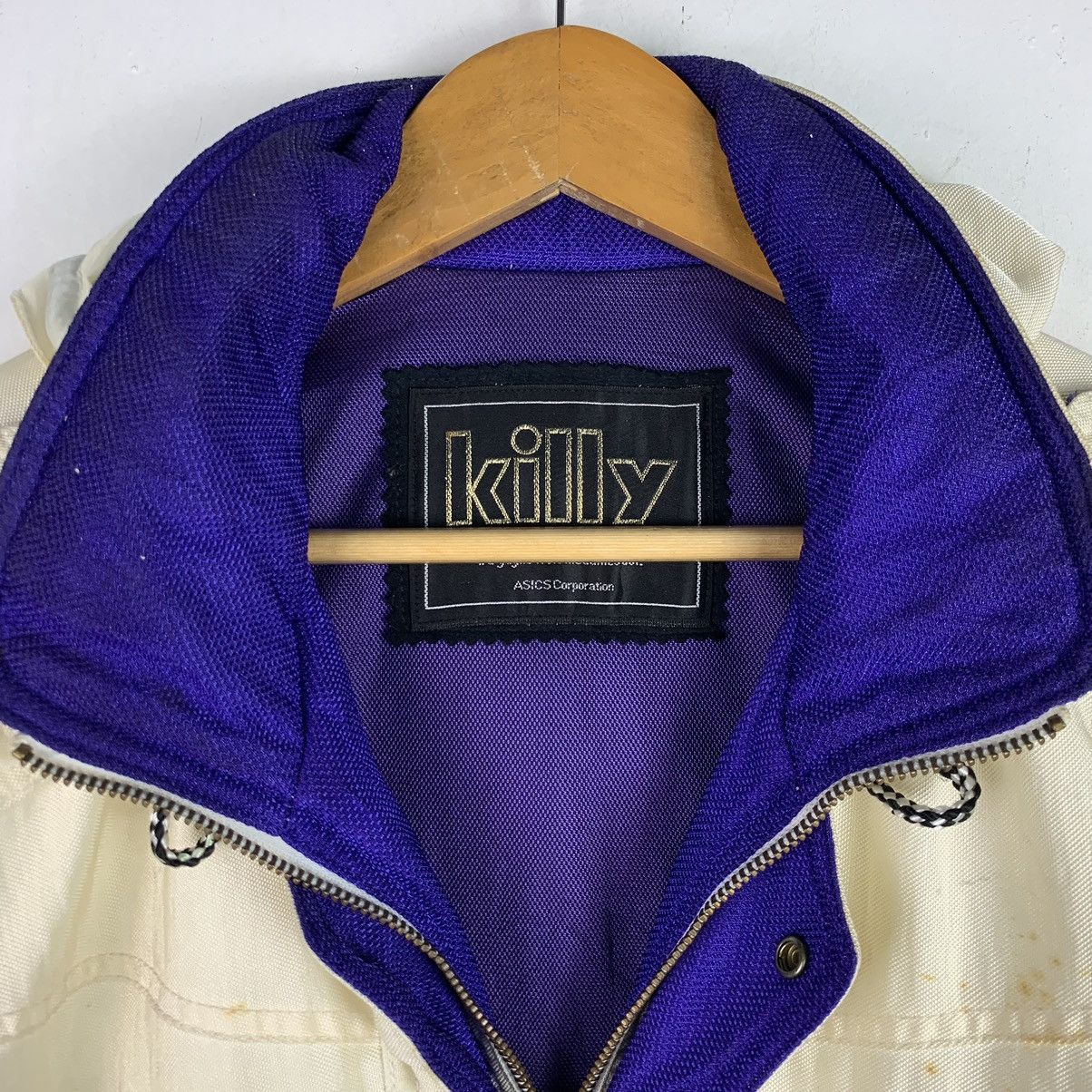 Asics × Vintage Killy Asics Hooded Bomber Jacket Rare Design Size US XXL / EU 58 / 5 - 9 Thumbnail
