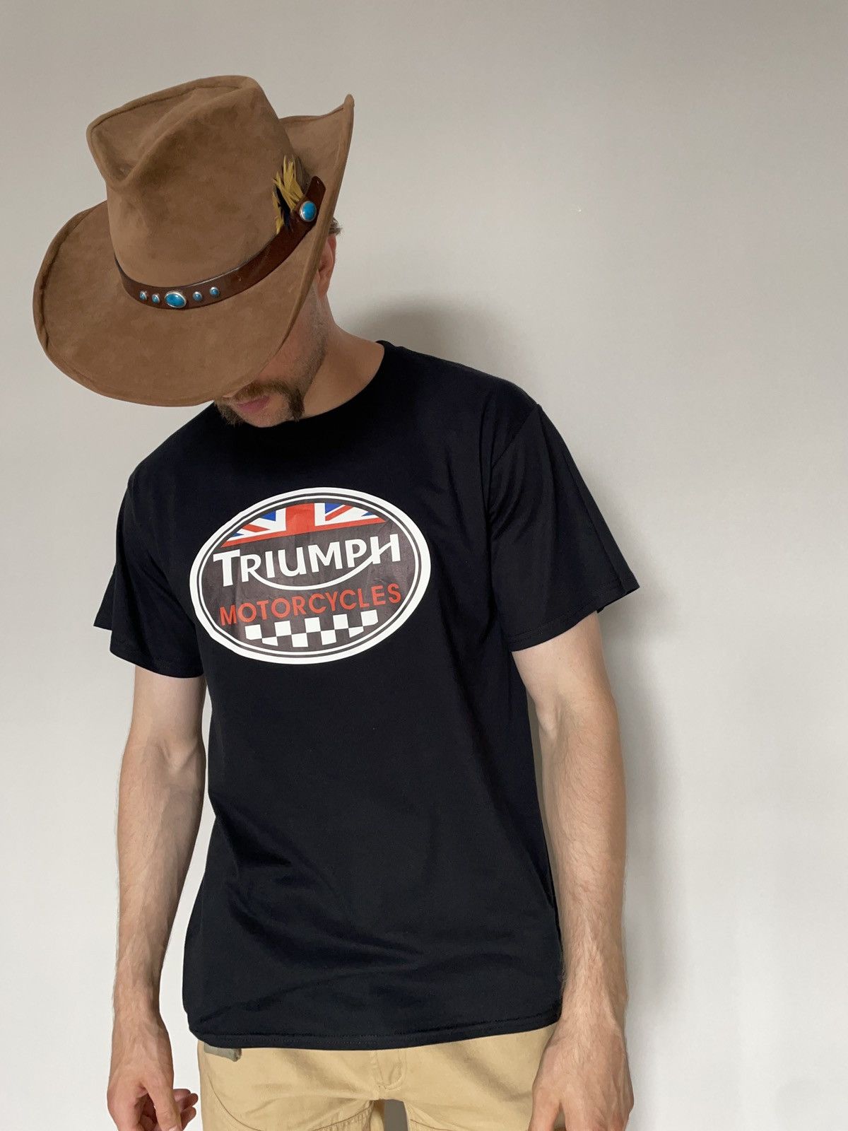 Gildan Triumph Motorcycle Gildan T-shirt Mens size 2XL Size US XXL / EU 58 / 5 - 3 Thumbnail
