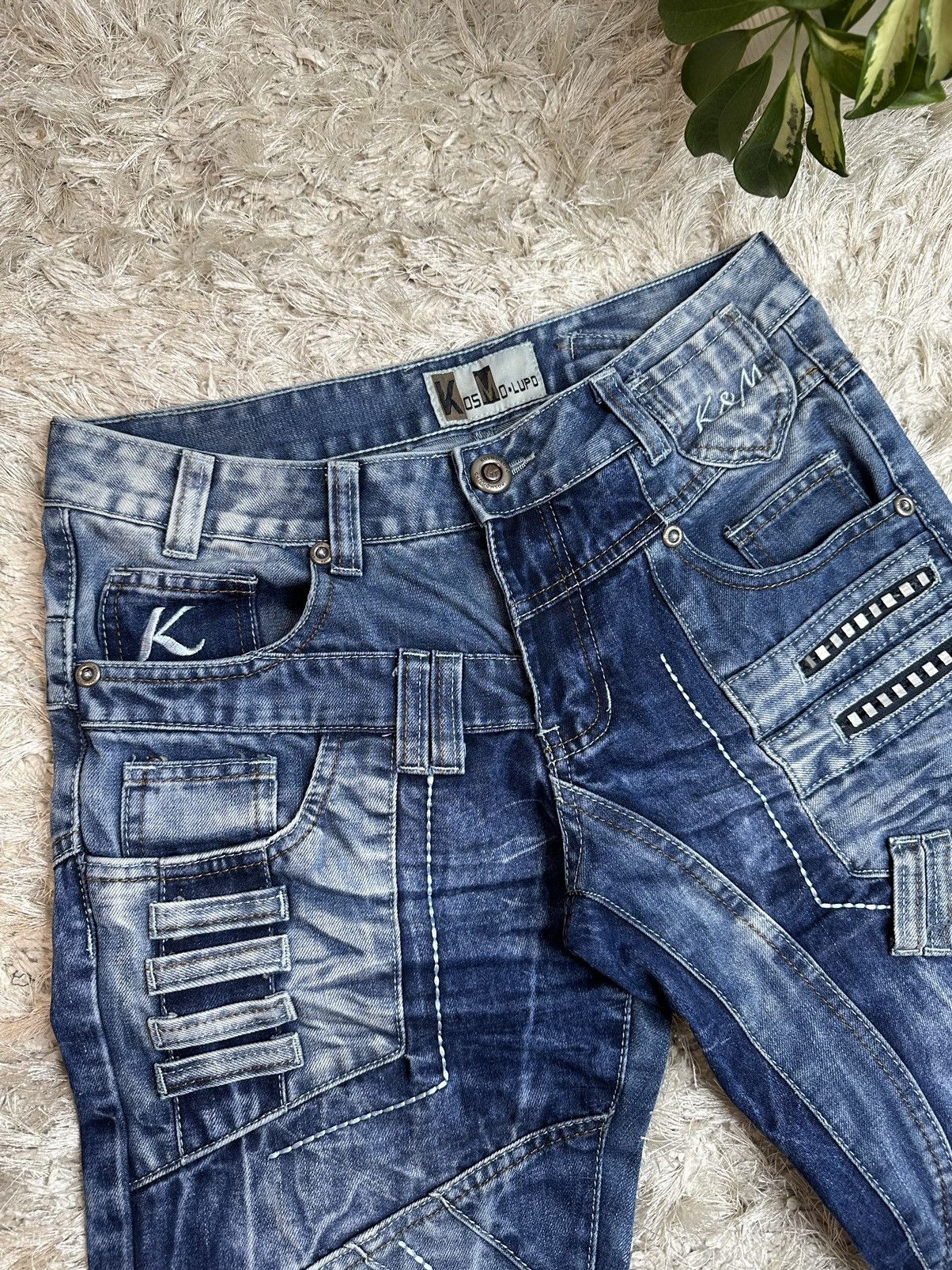 Denime Street Wear Vintage Jeans K&M Kosmo Lupo Size US 29 - 9 Thumbnail