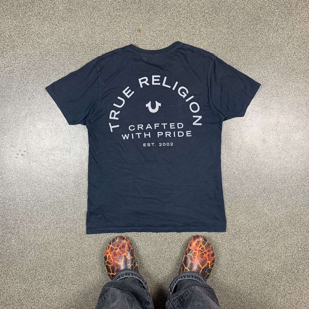 True Religion Vintage Y2K True Religion Logo T-Shirt Streetwear 90s ...