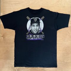 Vintage 90s Colorado Rockies Jersey 12 Months MLB Button Up Shirt Baseball  Tee
