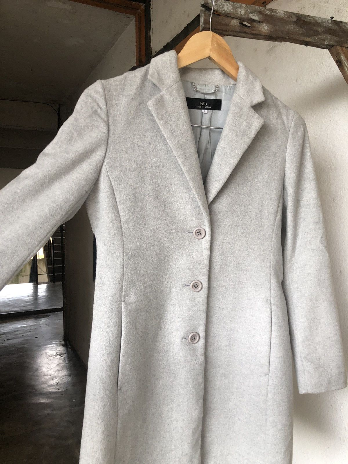 Yohji Yamamoto Fire🔥 Ined by Yohji Yamamoto Cashmere Long Coat Size M / US 6-8 / IT 42-44 - 16 Thumbnail