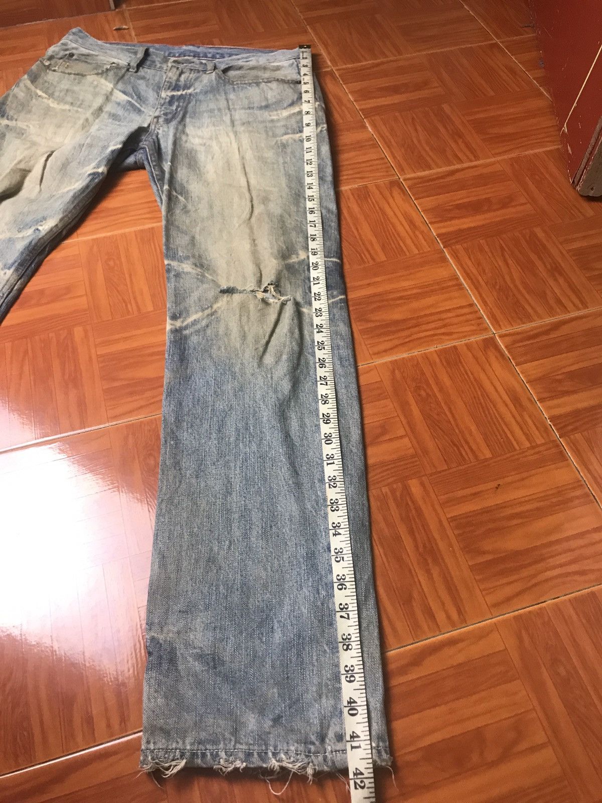 Takeo Kikuchi DISTRESSED ‼️‼️ vintage takeo kikuchi very rare Size US 33 - 11 Thumbnail