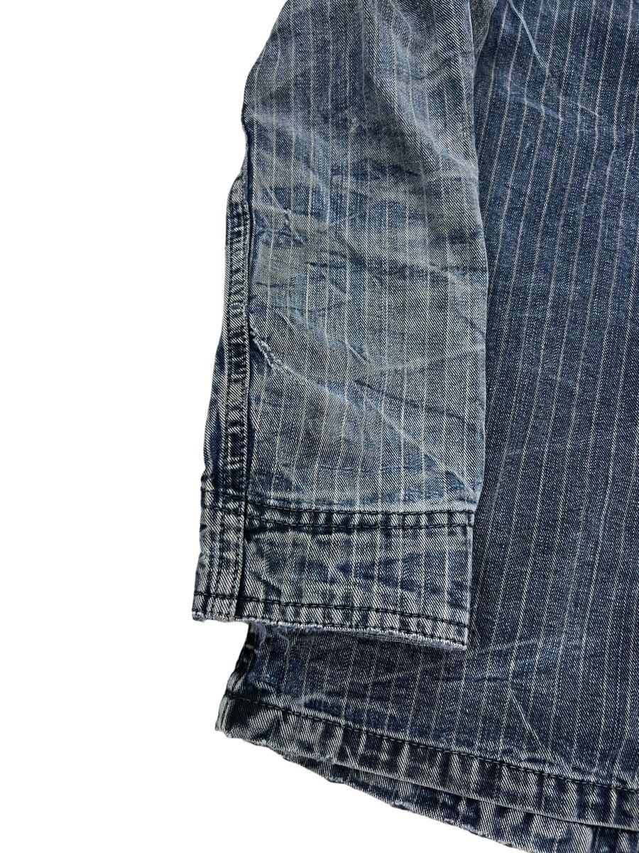 45rpm 90s Domingo 🇯🇵 Indigo Dye Stripe 4 Pockets Workwear Jacket Size US S / EU 44-46 / 1 - 10 Thumbnail