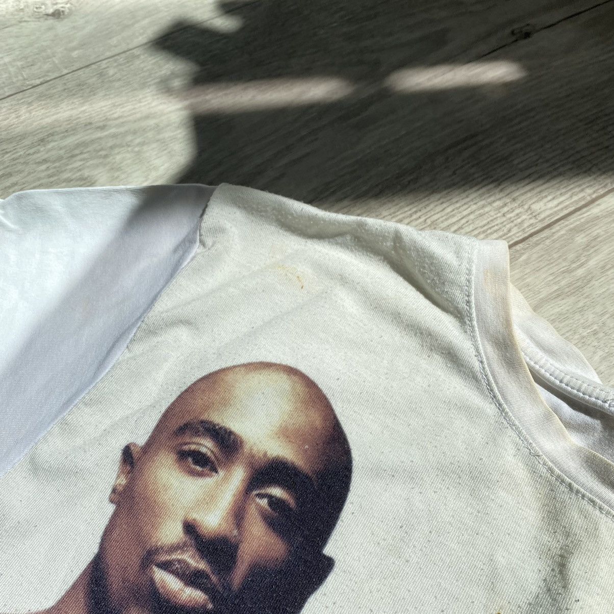 Band Tees × Rap Tees × Vintage 2PAC SHAKUR RAPPER Y2K STYLE T SHIRT Size US S / EU 44-46 / 1 - 5 Thumbnail