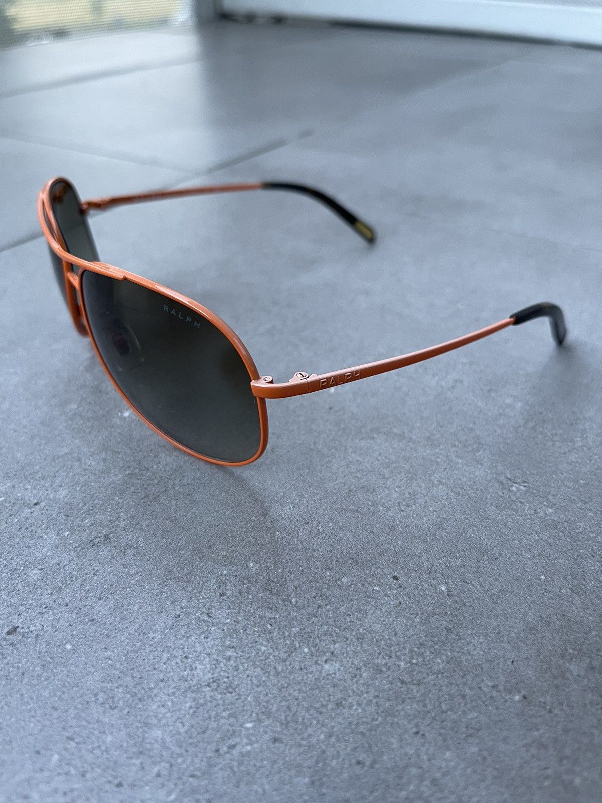 Ralph Lauren Ralph Lauren RA4043 240/13 Orange Aviator Sunglasses Size ONE SIZE - 5 Thumbnail
