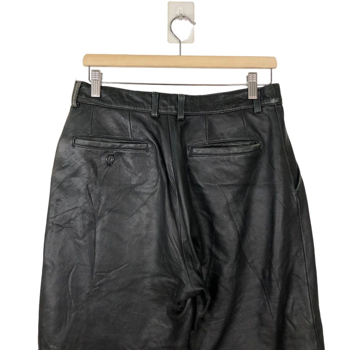 Japanese Brand VINTAGE LEATHER PANTS RACING WEAR JAPAN Size US 30 / EU 46 - 7 Thumbnail