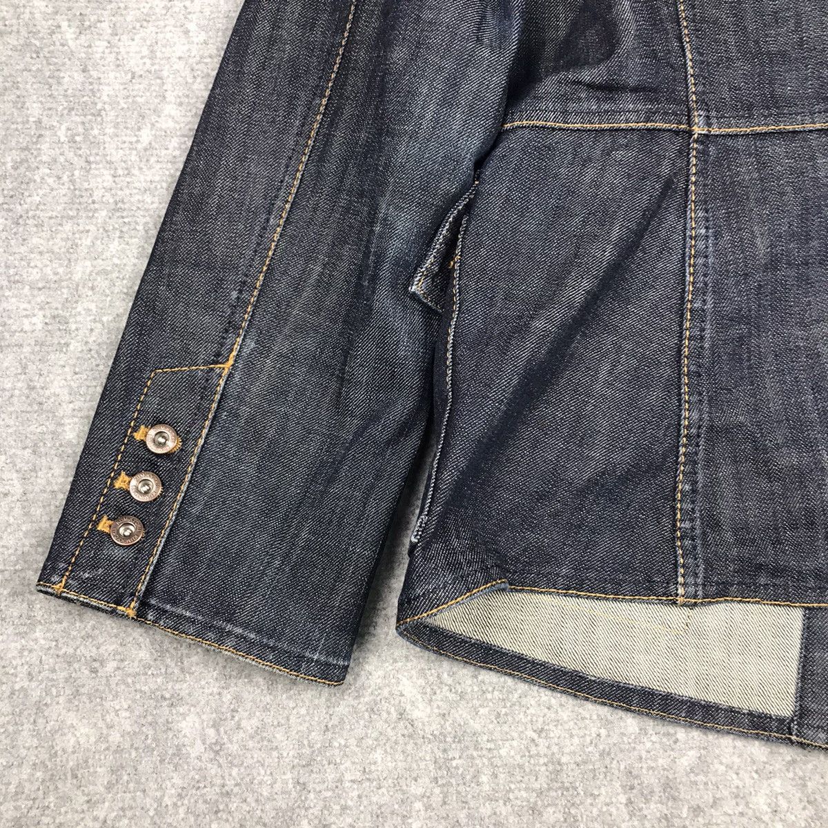 Japanese Brand KOMIKYOKU DENIM JACKET Size M / US 6-8 / IT 42-44 - 13 Thumbnail