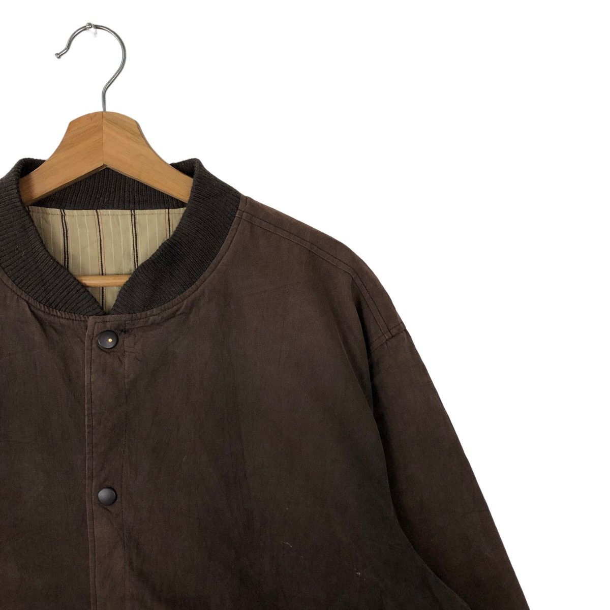 Japanese Brand VINTAGE REVERSIBLE HIKORY CHORE JACKET ISSEY MIYAKE JAPAN Size US L / EU 52-54 / 3 - 5 Thumbnail