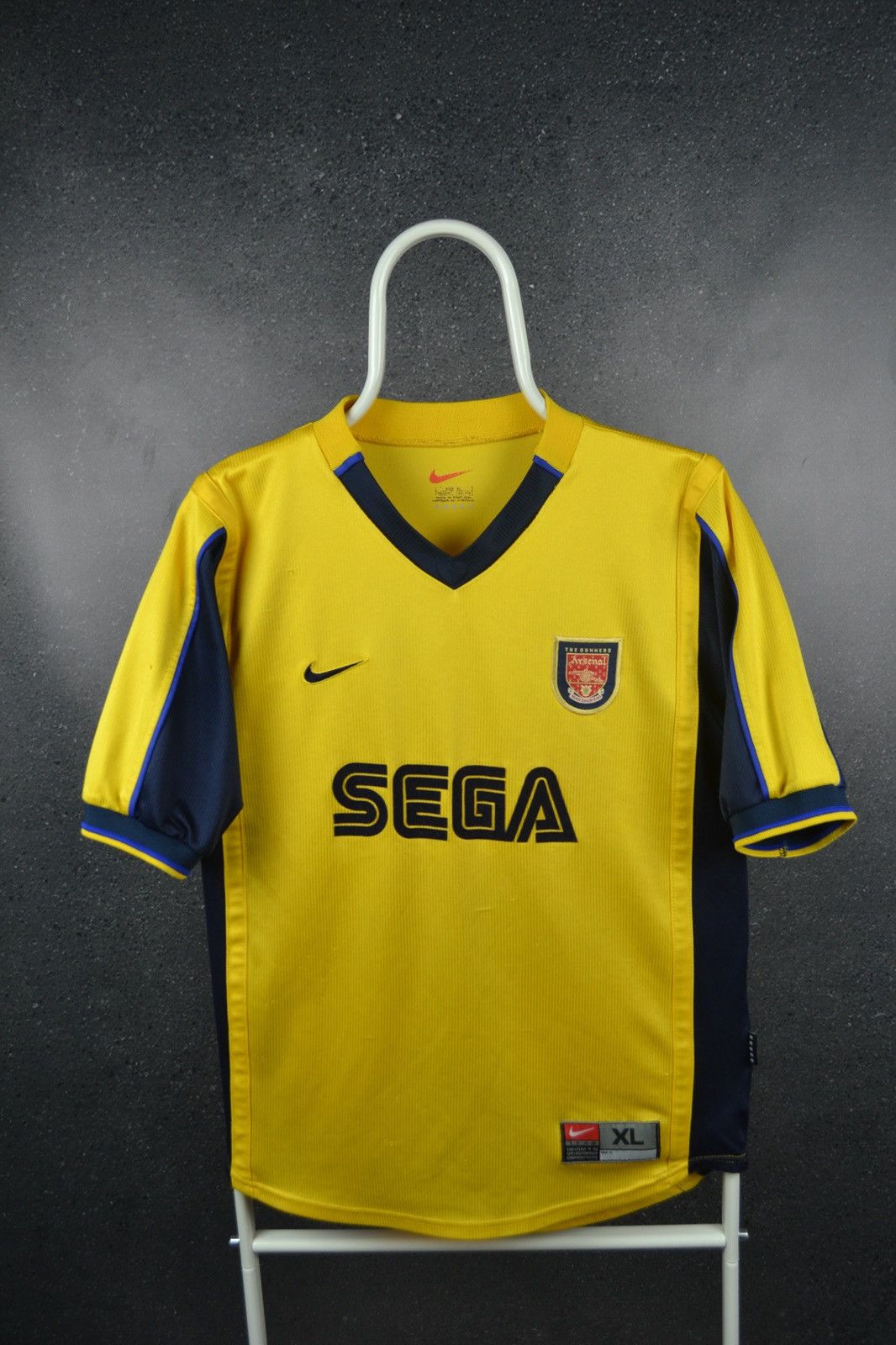 Maillot De Football Rétro Arsenal - Saison 1996-98 Domicile - Taille L - Occasion Parfait état