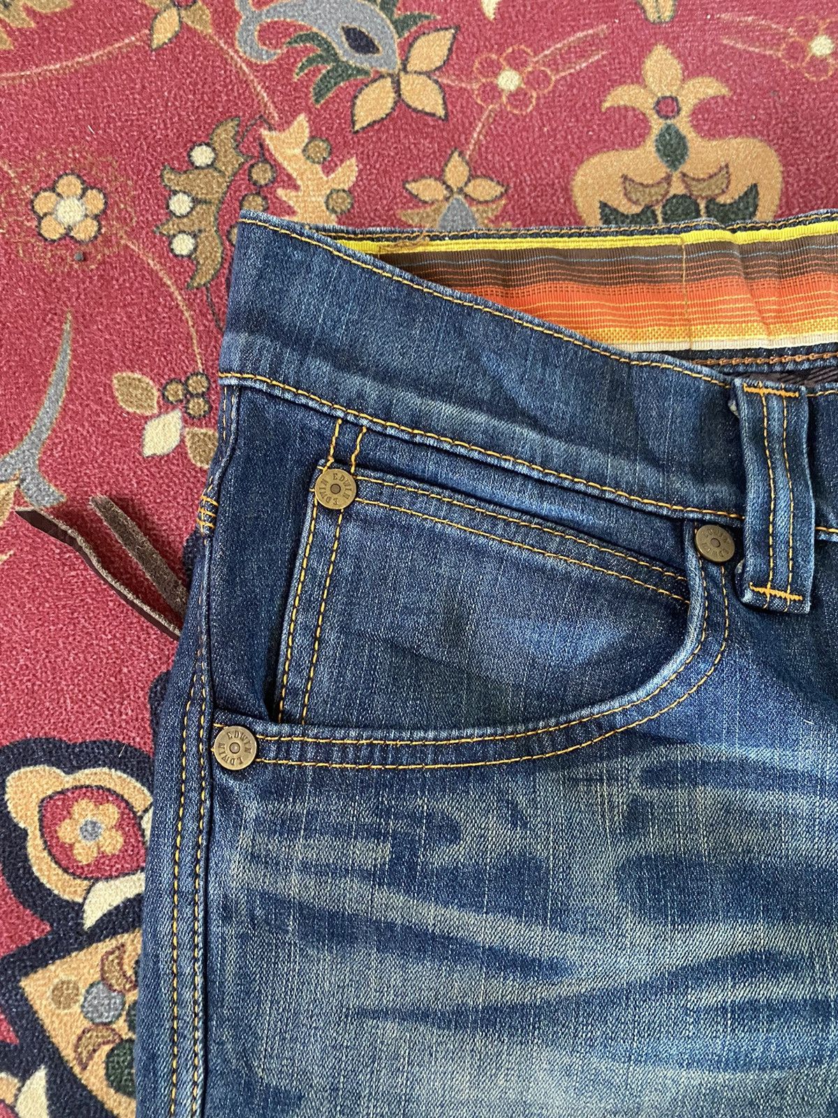 Edwin Vintage Edwin 503 Blue Trip Size US 32 / EU 48 - 4 Thumbnail