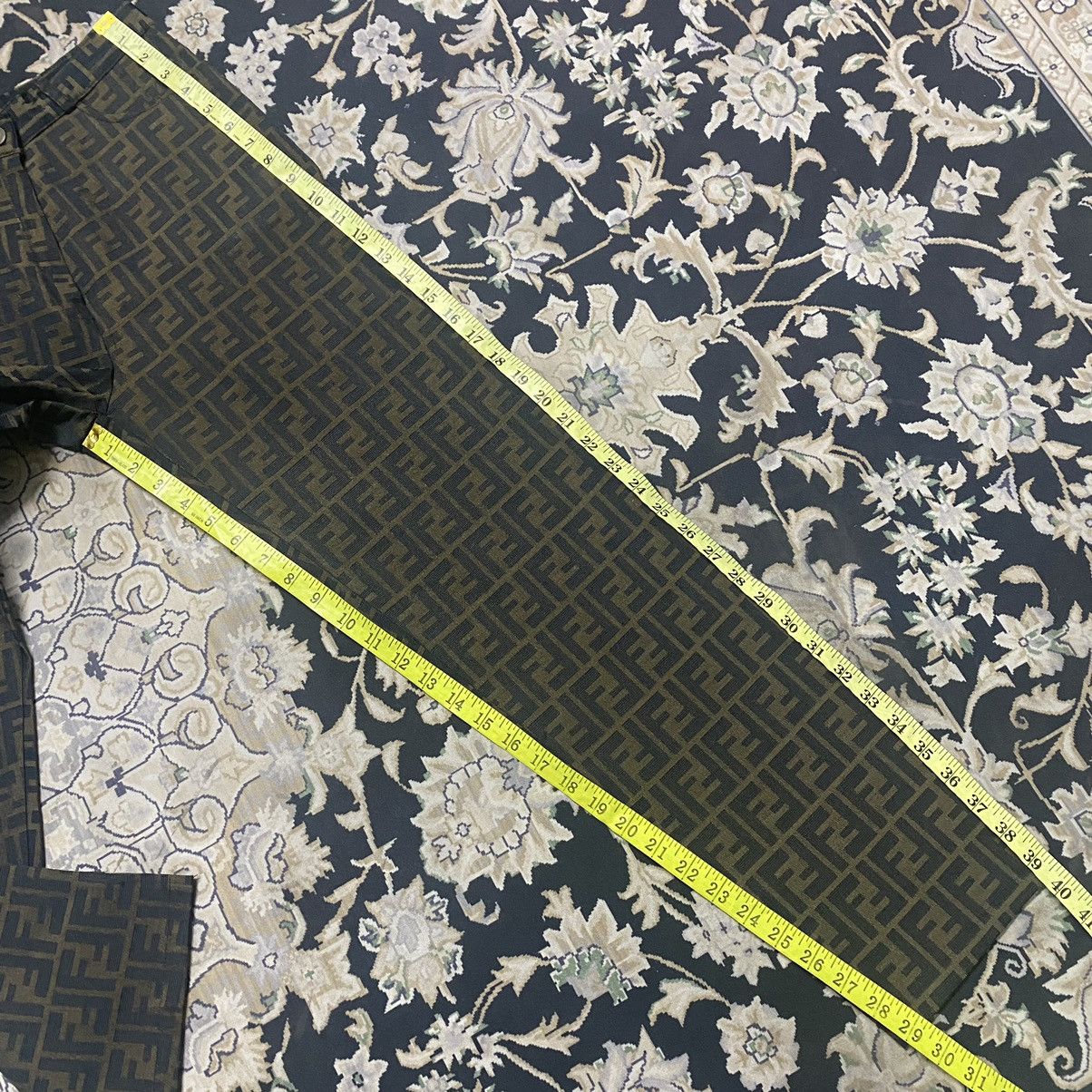Fendi Vintage Fendi Zucca Monogram Pants Size 26" / US 2 / IT 38 - 23 Thumbnail